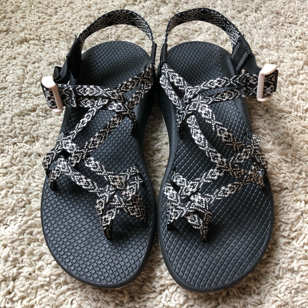 Black and White Chaco Z Cloud X2 sandals